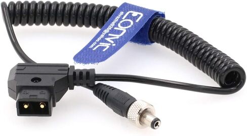 D-Tap to 2.5mm Locking DC Barrel Adapter Cable for Atomos Ninja v Sony Video Devices PIX-E7 PIX-E5 7 Touchscreen Hollyland Mars 400s in Saudi Arabia