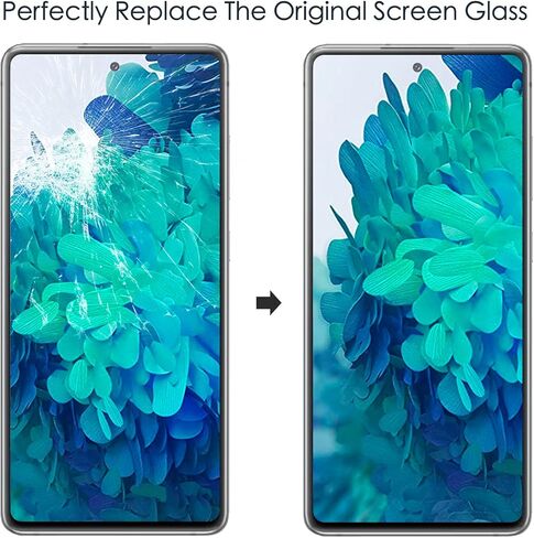 Zgxhga لاستبدال شاشة Samsung Galaxy S21 Ultra، شاشة بديلة لسلسلة Galaxy S21 Ultra 6.8 بوصة، طقم استبدال زجاجي مع أدوات إصلاح، لاصق مقاوم للماء (بدون OLED ومحول رقمي يعمل باللمس) in Kuwait