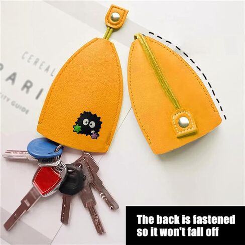 Syshuohe Pull Out Key Case, Creative Pull-Out Cute Large-Capacity Car Key Case, Stylish PU Leather Key Wallets in Saudi Arabia