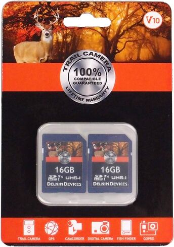 ديلكين ديفايسز كاميرا تريل 16GB SDHC فئة 10-2pk /DDSDTRL-2X16 in Kuwait