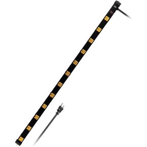 KMC 12 Outlet Heavy Duty Workshop Metal Power Strip with 3-Foot Long Extension Cord with Circuit Breaker, for Workshop and Industrial use, ETL Certified,Black in Kuwait