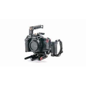 Tiltaing Camera Cage for BMPCC 6K Pro Advanced Kit TA-T11-A-B Blackmagic Pocket Cinema Camera Rig (Advanced Kit Black) in Saudi Arabia