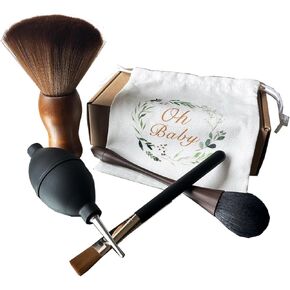 فرشاة غبار من VISCAL مكونة من 4 قطع للتماثيل، وفرشاة تنظيف للأشكال، ومجموعة تنظيف التماثيل للإطارات العتيقة أو العتيقة، وفرشاة تنظيف الغبار ومزيل رواسب الشيخوخة in Kuwait