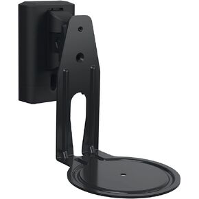 Sanus Wireless Speaker Wall Mounts for Sonos Era 100™ - Black Speaker Mount Tilts & Swivels - Easy 3-Step Install w/Included Hardware - Black Set of 2