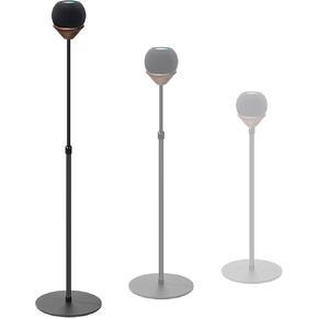 Floor Stand is Suitable for Homepod Mini, with Adjustable Height, Safety, Stability, and Anti Slip Bottom. Mini Speaker Accessories are Suitable for Living Rooms, bedrooms, Gyms(2 Pack- Black) in Kuwait