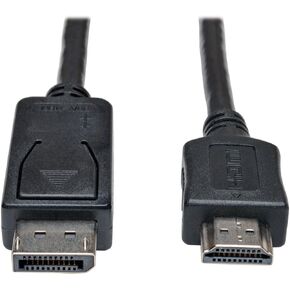 TRIPP Lite DisplayPort to HDMI Cable Adapter, DP to HDMI (M/M), DP2HDMI, 1080P, 3 ft. (P582-003),Black