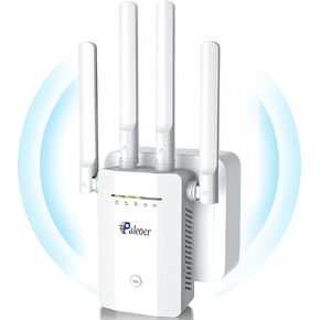 2023 WiFi Extender Signal Long Range Coverage to 10000+sq.ft and 53+ Devices, Internet Booster for Home, Wireless Internet Repeater 5 Modes, 1-Tap Setup,Supports Ethernet Port,Access Point in Kuwait