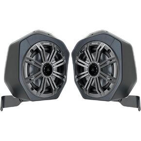 SSV Works 2021-2026 Ford Bronco 4-Door Rear Speaker Pod Upgrade 6.5" Weatherproof Plug & Play Roll Cage Mount Speaker Pods w/Kicker KM 195w Speakers - 220-BR-B65K in Saudi Arabia