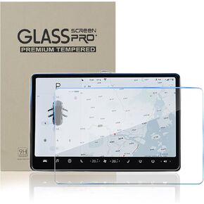 واقي شاشة WSFSLJWDW HD متوافق مع نموذج تسلا 3 موديل Y 15 بوصة في مركز التحكم باللمس شاشة السيارة الملاحة باللمس واقي شاشة اللمس زجاج مقسى مقاوم للخدش مضاد للوهج (شفاف) in Kuwait