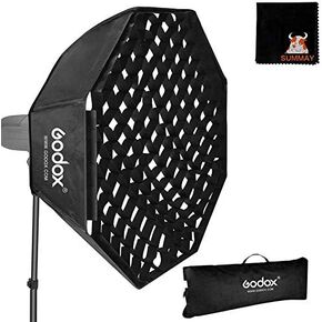 Godox 140cm Top Octagon Grid Softbox Bowens Mount for Photo Studio Video Flash LED Lighting