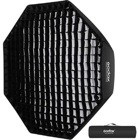 Godox FW95 37 inch/95cm Octagon Softbox Reflector with Honeycomb Grid and Bag for Speedlight Flash(Bowens Mount) in Saudi Arabia