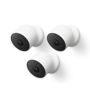 Google Nest Cam للاستخدام الخارجي أو الداخلي/البطارية - الجيل الثاني (3 عبوات) in Kuwait
