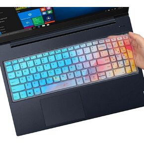 MUBUY Keyboard Cover for 2020 2019 New Lenovo IdeaPad 15.6" 17.3" 320 330 330s 340s 520 S540 720s 130 S145 L340 S340 V330 V130 Keyboard Protective Skin [with Numeric Keypad] -Black in Kuwait