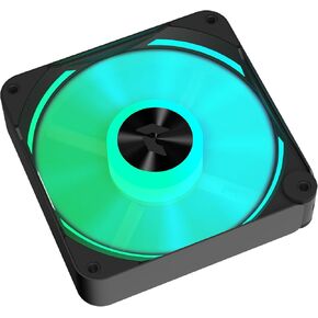 مروحة APNX FP1-120 باللون الأبيض ARGB، 120 مم، عرض الإطار 30 مم، PWM 500-1600 دورة في الدقيقة، تدفق هواء عالي، محمل هيدروليكي، وسادة سميكة ممتصة للصدمات، لحافظة الكمبيوتر الشخصي، مبرد السائل والهواء in Kuwait