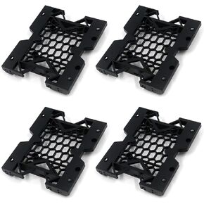 Quluxe 2.5'' or 3.5'' to 5.25'' SSD HDD Mounting Bracket, Internal Hard Disk Drive Bays Holder Adapter for PC with Screws (Pack of 4) in Kuwait
