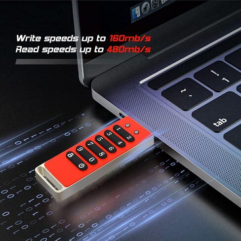Secure 32GB Encrypted USB 3.0 Flash Drive-256-bit Hardware Encryption in Kuwait