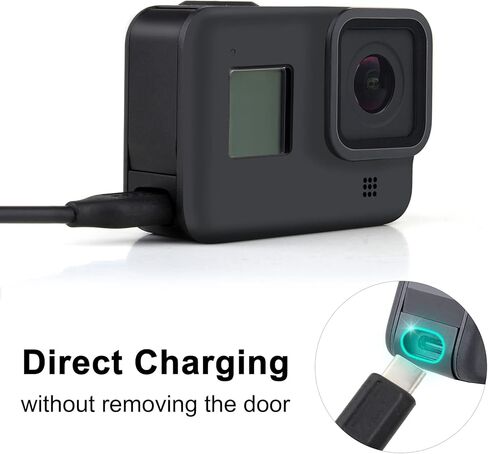 غطاء باب جانبي USB بديل لملحقات أجزاء إصلاح الكاميرا GoPro Hero 7 باللون الأسود in Kuwait