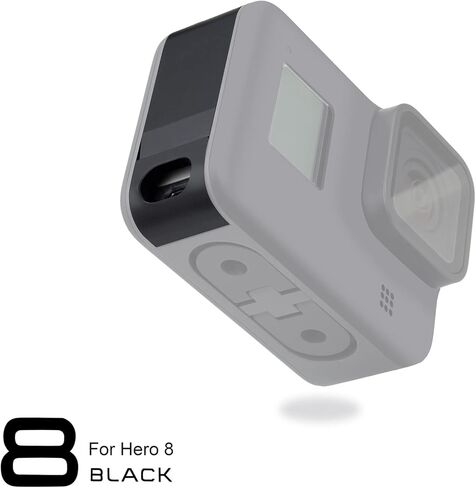 غطاء باب جانبي USB بديل لملحقات أجزاء إصلاح الكاميرا GoPro Hero 7 باللون الأسود in Kuwait