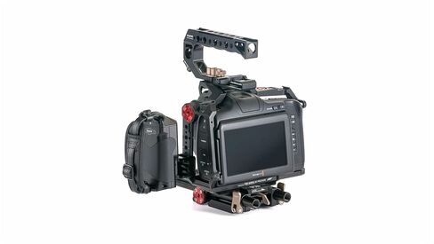 Tiltaing Camera Cage for BMPCC 6K Pro Advanced Kit TA-T11-A-B Blackmagic Pocket Cinema Camera Rig (Advanced Kit Black) in Saudi Arabia