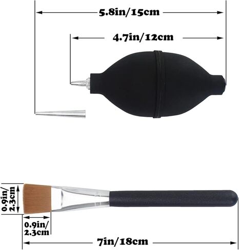 VISCAL 4 Pcs Collectables Dusting Brush for Statues, Cleaning Brush for Figures,Statue Cleaning Kit for Vintage or Antique Frames Model Cleaning Brush Dust Cleaner & Aging Deposits Remover in Kuwait