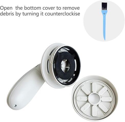 Elgood Tabletop Vacuum Cleaner with Cleaning Brush,Eraser dust Vacuum USB Charging,Best Desk Vacuum No Dead Angle Cleaning for Home/School/Office (Grey) in Kuwait