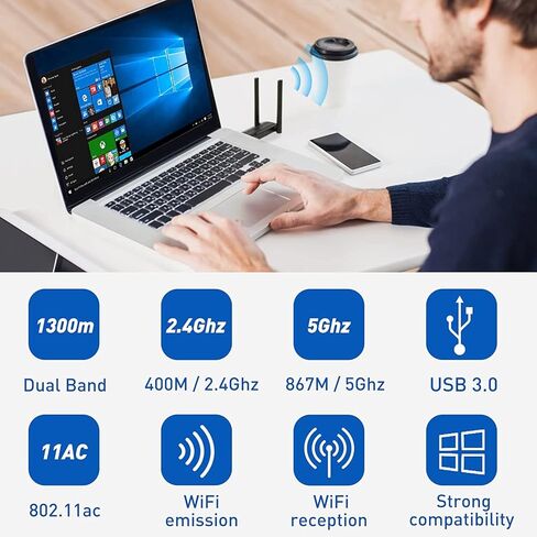 محول واي فاي USB لاسلكي للكمبيوتر in Kuwait