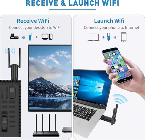 محول واي فاي USB لاسلكي للكمبيوتر in Kuwait