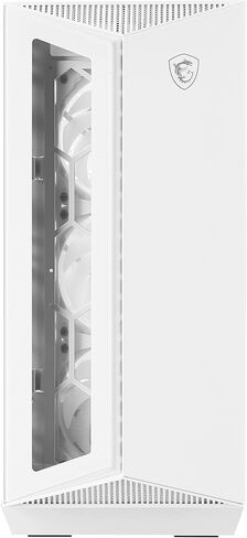 MSI صندوق كمبيوتر العاب ام بي جي جونجنير 110R - لوحة جانبية من الزجاج المقوى - 4 مراوح ARGB 120 ملم - دعم تبريد سائل حتى 360 ملم - تصميم بلونين in Kuwait