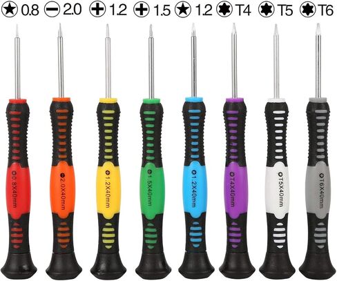 16 in 1 Electronics DIY Precision Screwdriver Set Repair Tool Kit Compatible Samsung, iPhone, Smartphone Repair, iPad, Computers, Laptops and Other Devices in Saudi Arabia