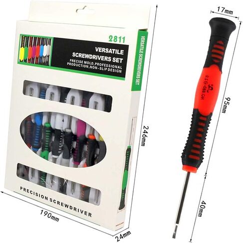 16 in 1 Electronics DIY Precision Screwdriver Set Repair Tool Kit Compatible Samsung, iPhone, Smartphone Repair, iPad, Computers, Laptops and Other Devices in Saudi Arabia