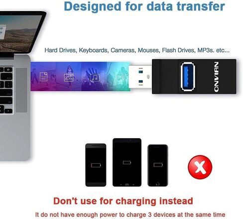 قابس سبليتر عالي السرعة مزود بثلاث منافذ USB من أونفيان in Kuwait