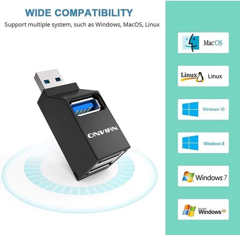 قابس سبليتر عالي السرعة مزود بثلاث منافذ USB من أونفيان in Kuwait