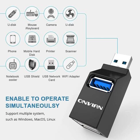 قابس سبليتر عالي السرعة مزود بثلاث منافذ USB من أونفيان in Kuwait