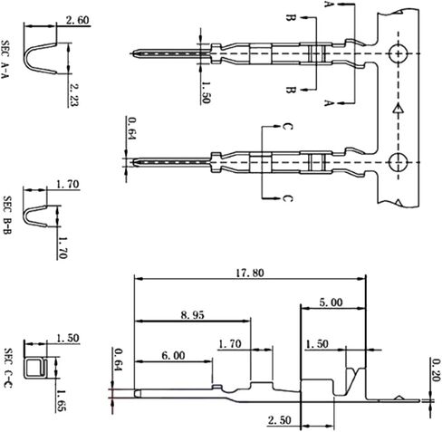 400Pcs 2.54mm Dupont Female Crimp Pin Terminal Kit in Kuwait