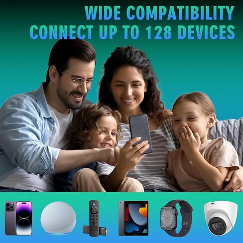 AX3000 WiFi 6 Extender Signal Booster for Home, WiFi Booster Cover up to 12000 Sq.ft and 128 Devices, Dual Band Wireless Repeater w/Gigabit Port, Internet Booster 1-Click Setup, OneMesh Compatible in Kuwait