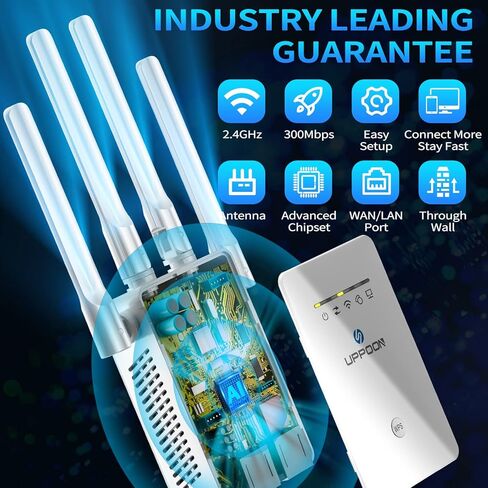 2024 Newest WiFi Extender Signal Booster for Home, 130% Broader Coverage Than Before - Wireless Internet Repeater and Signal Amplifier with Ethernet Port -1 Tap Setup, Access Point. in Kuwait