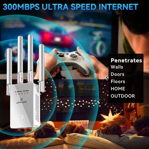 2024 Newest WiFi Extender Signal Booster for Home, 130% Broader Coverage Than Before - Wireless Internet Repeater and Signal Amplifier with Ethernet Port -1 Tap Setup, Access Point. in Kuwait