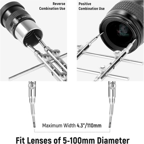 NEEWER Lens Sucker and Spanner Kit, IC Pick Up Vacuum Suction Pen with 7 Interchangeable Suction Cups and Curved Tips Camera Lens Spanner Wrench Stainless Steel Tool for Lens Repairing and Cleaning in Saudi Arabia