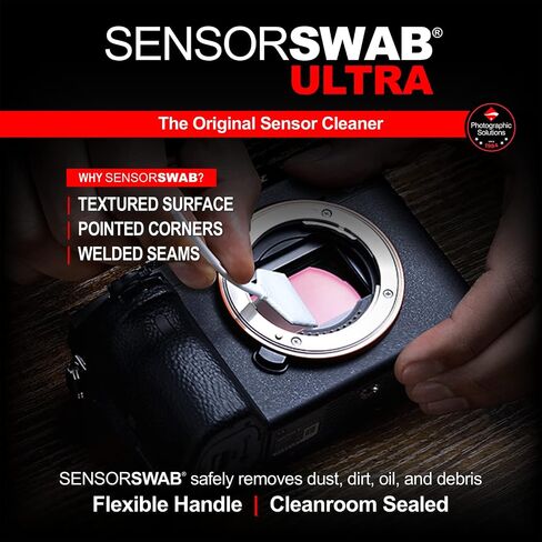 Digital Survival Kit - Type-1 (20mm) Sensor Swabs, PEC-PAD Photo Wipes, E-Wipe Packet, Aeroclipse Optic Cleaner Non-Flamable Solution - Camera Cleaning Kit with Travel Bag in Saudi Arabia