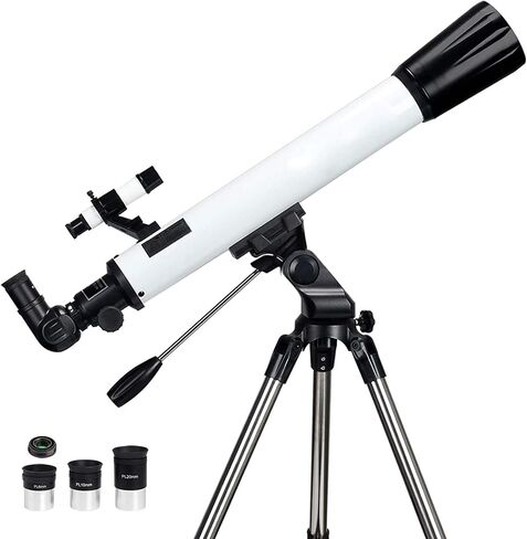 Moutec Telescope for Astronomy Beginners with Sturdy Steel Tripod, 700x70mm AZ Astronomical Refractor Telescope for Adults, Great Astronomy Gift for Kids to Explore Moon and Planets in Saudi Arabia