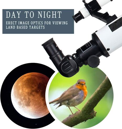 Moutec Telescope for Astronomy Beginners with Sturdy Steel Tripod, 700x70mm AZ Astronomical Refractor Telescope for Adults, Great Astronomy Gift for Kids to Explore Moon and Planets in Saudi Arabia