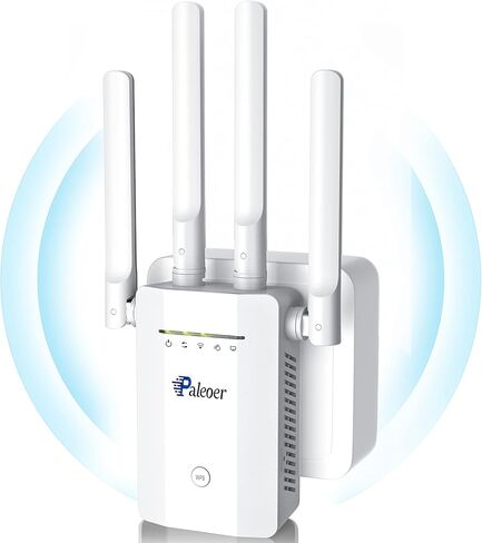 2023 WiFi Extender Signal Long Range Coverage to 10000+sq.ft and 53+ Devices, Internet Booster for Home, Wireless Internet Repeater 5 Modes, 1-Tap Setup,Supports Ethernet Port,Access Point in Kuwait