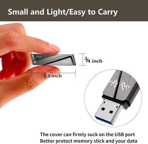 SSK 128GB USB Flash Drive up to 550MB/s USB 3.2 Gen2 Externel Thumb Drive in Kuwait