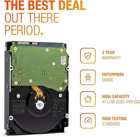 HGST Ultrastar He10 | HUH721010ALE600 | 0F27604 | 10TB SATA 6-Gbps 7.2K RPM 256MB 3.5in 512E ISE Hard Drive (Renewed) in Saudi Arabia