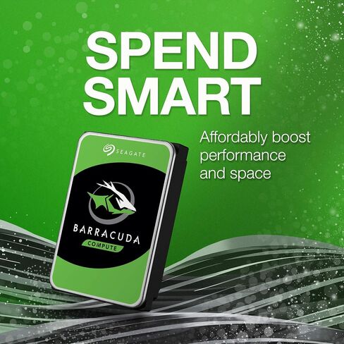 Seagate BarraCuda 4TB Internal Hard Drive HDD – 3.5 Inch Sata 6 Gb/s 5400 RPM 256MB Cache for Computer Desktop PC Laptop (ST4000DM004) in Saudi Arabia