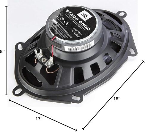 JBL Stage 8602 360W Max (120W RMS) 6" x 8" 4 ohms Stage Series 2-Way Coaxial Car Audio Speakers in Saudi Arabia