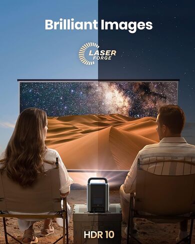 Anker Nebula Cosmos Laser 1080P Projector, Outdoor projector, Android TV 10.0 with 7000+Apps, Auto Focus, Auto Keystone Correction, Screen Fit, Home Theater Image Quality (Renewed) in Saudi Arabia