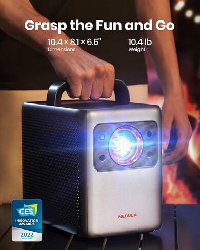 Anker Nebula Cosmos Laser 1080P Projector, Outdoor projector, Android TV 10.0 with 7000+Apps, Auto Focus, Auto Keystone Correction, Screen Fit, Home Theater Image Quality (Renewed) in Saudi Arabia