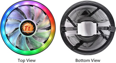 Thermaltake Contac 9 SE CPU Cooler, 120W Cooling Power, 92mm PWM Fan, Support Intel LGA 1700/ AMD AM5,AM4, CL-P106-AL09WT-A, Black in Kuwait
