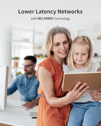 تغطية موسع WiFi ioGiant AC1200 حتى 1500 قدم مربع. و30 جهازًا، معزز إشارة موسع واي فاي للمنزل ثنائي النطاق 5 جيجا هرتز + 2.4 جيجا هرتز، معزز واي فاي ومضخم إشارة WPS، معزز إنترنت سهل الإعداد in Kuwait